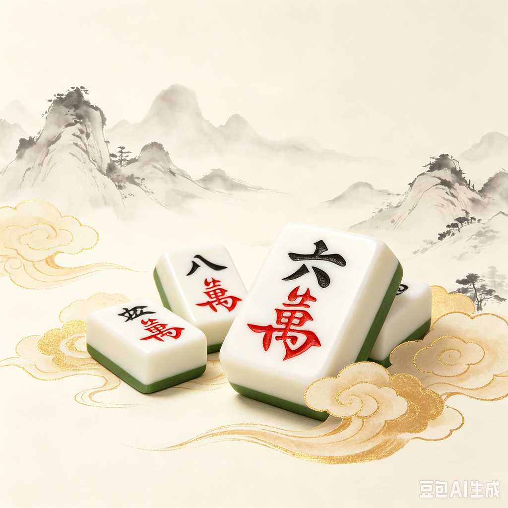 modern mahjong set